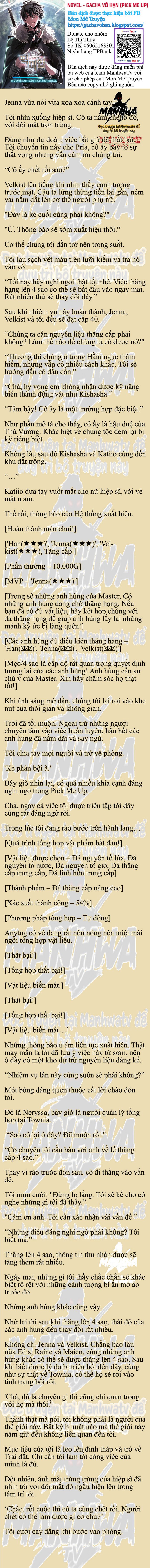 Đọc truyện [NOVEL] Gacha vô hạn - Chương 171